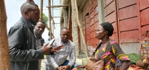 Les déplacées venues de Sake et environs fuyant les guerres du m23 à Mugunga
