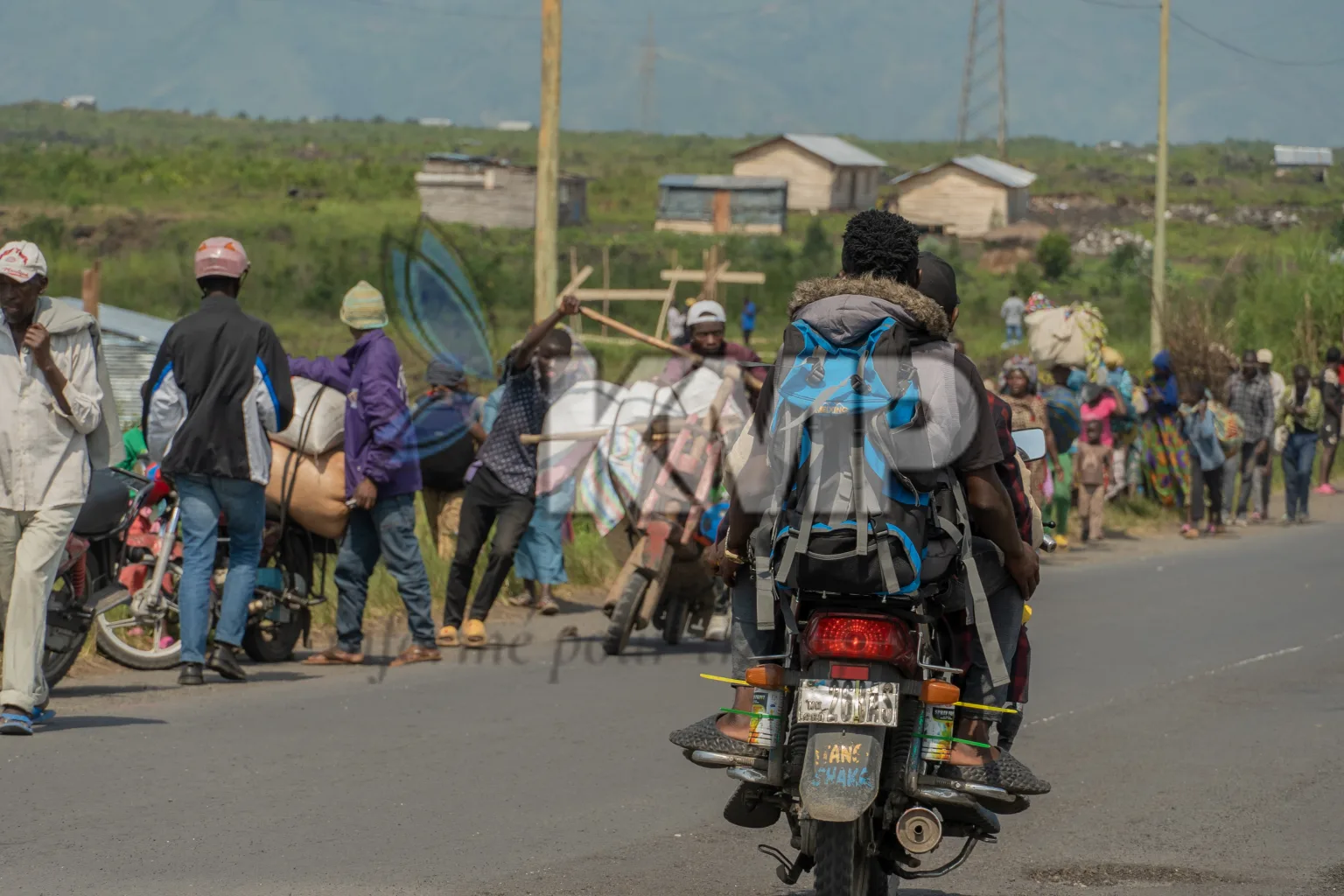 Déplacement massif de la population de Sake vers Goma