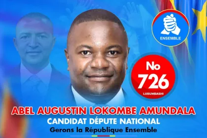 Abel Augustin LOKOMBE justifie son départ pour des raisons personnelles