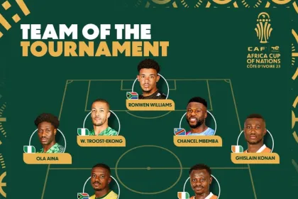 Deux joueurs congolais dans l'équipe type de la Coupe d'Afrique des Nations