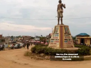 Irumu : Arrestation du militaire responsable de l'assassinat d'un professionnel des médias à Takumanza Une vue d'un monument emblématique de la cité de Komanda