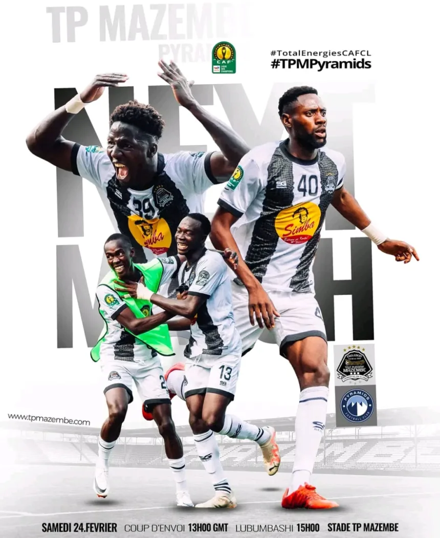 Le club congolais du TP Mazembe a offert une véritable démonstration contre le Pyramids FC