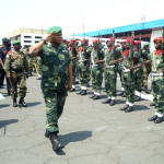 Le Général TSHIWEWE visite les blessés de guerre à l'hôpital régional du camp Katindo à Goma