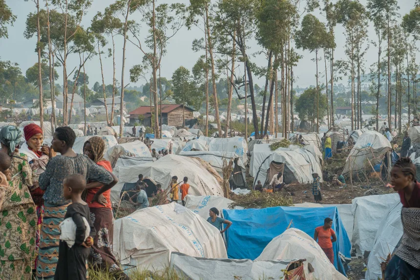 Les femmes déplacées au Nord-Kivu appellent au rétablissement de la paix dans leurs villages d'origines