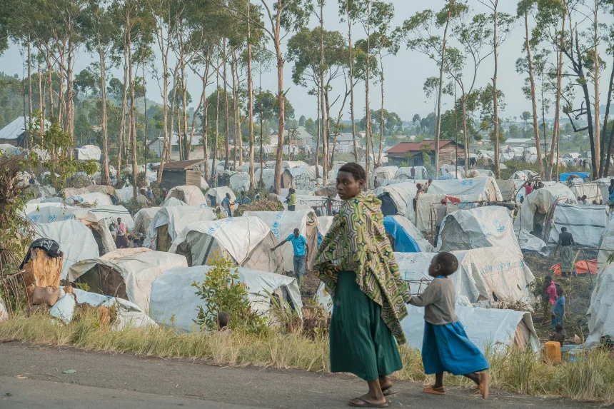 Les femmes déplacées au Nord-Kivu appellent au rétablissement de la paix dans leurs villages d'origines