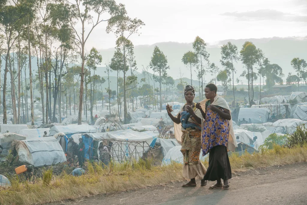 Les femmes déplacées au Nord-Kivu appellent au rétablissement de la paix dans leurs villages d'origines