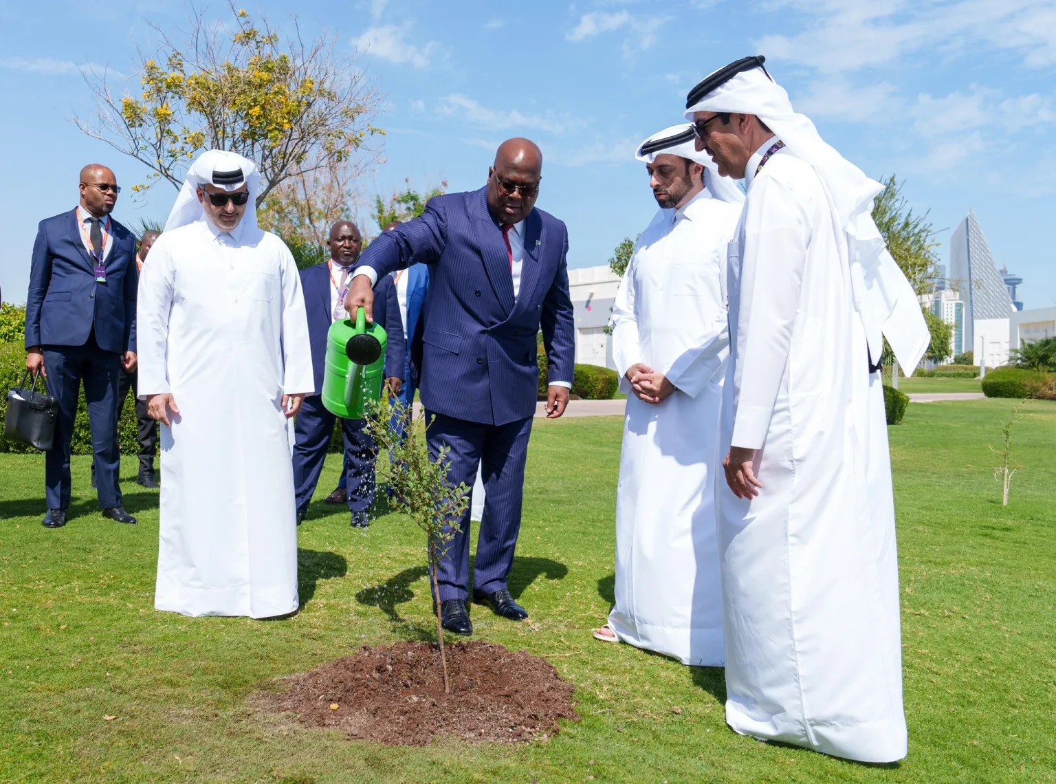 Le président Félix TSHISEKEDI inaugure la journée de la RDC à l’EXPO DOHA 2023
