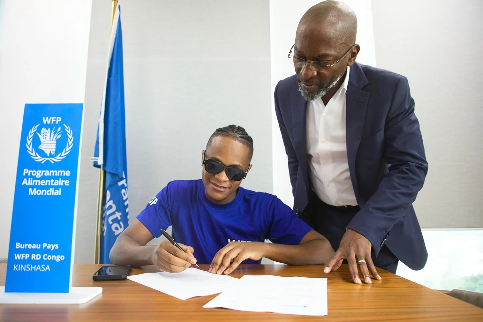 Innoss'B s'associe au PAM pour plaider en faveur de l'éducation et de la nutrition en RDC