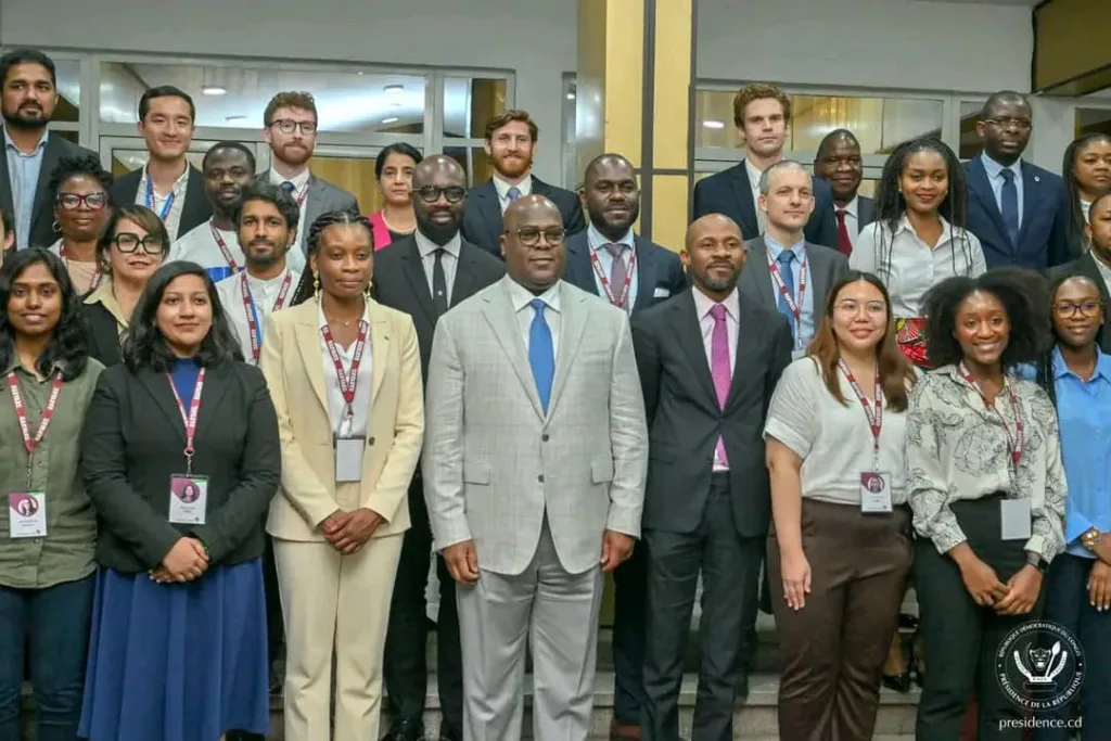 Échange entre LE PRÉSIDENT FÉLIX TSHISEKEDI et une délégation de 30 étudiants venus de Harvard Kennedy school