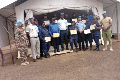 Clôture de la formation des cadres formateurs de la PNC-Beni et Oicha sur la police de proximité