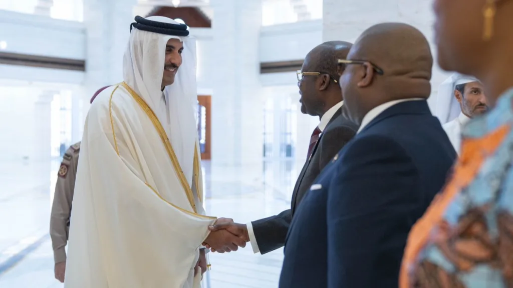 Rencontre entre le Président Félix Tshisekedi et l'Émir du Qatar pour Renforcer les Liens d'Investissement