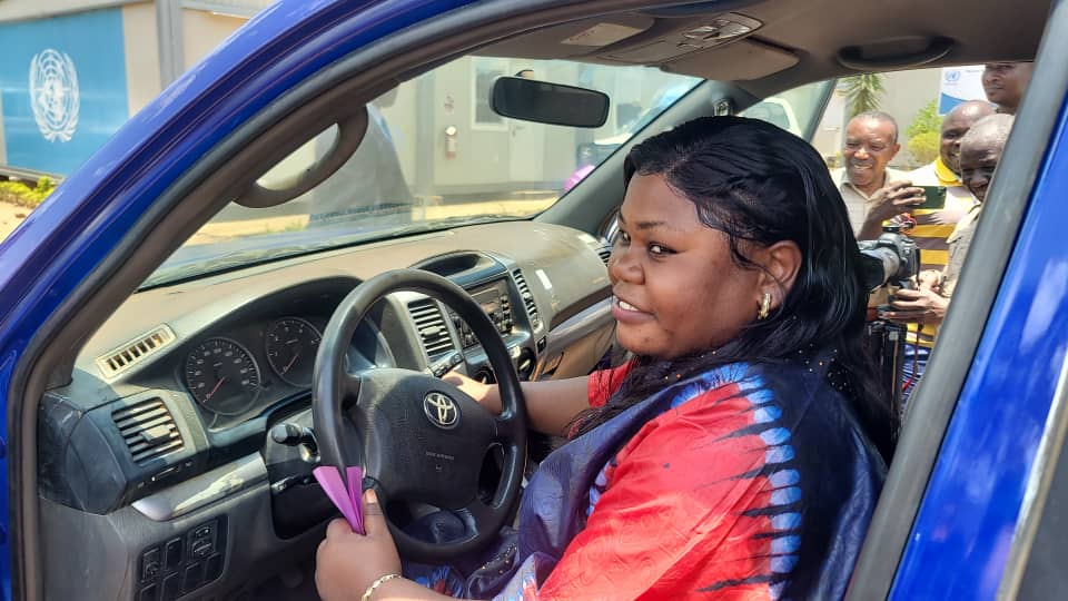 La MONUSCO dote les femmes d'un véhicule pour renforcer leur engagement pour la paix