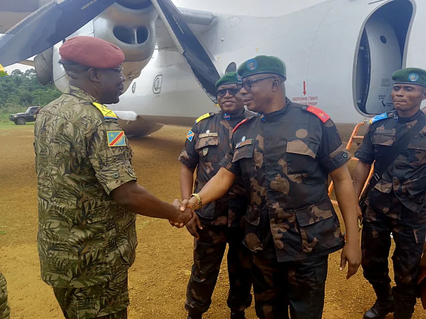 Arrivée du nouveau commandant du secteur opérationnel Sukola 1 Grand Nord