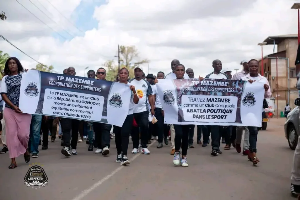 Les supporters du TP Mazembe se plaignent de l'abandon de l'État congolais envers leur équipe
