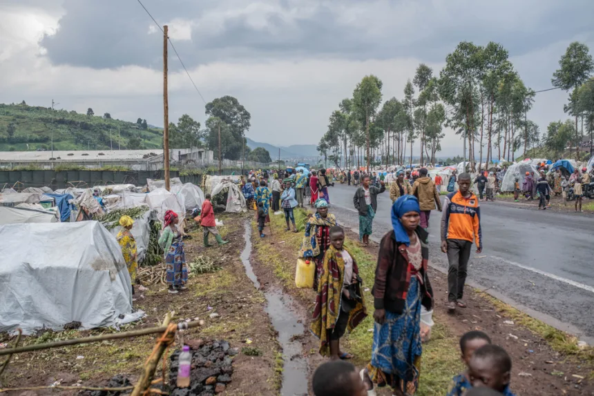 L'Assistant Administrateur du territoire de Nyiragongo a présidé l'investiture des nouveaux comités des sites des déplacés internes Rusayo 1 et 2