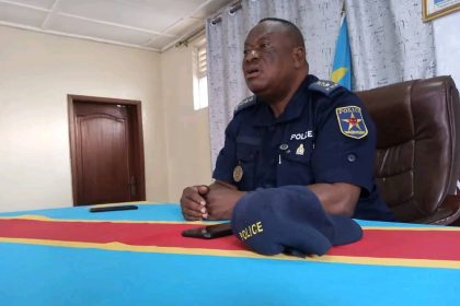 Le Maire de Goma le Commissaire Supérieur Principal KAPEND KAMAND Faustin