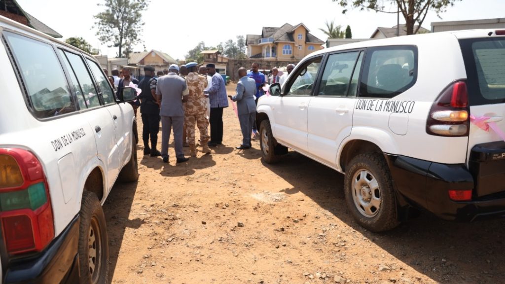 Deux véhicules dotés par la MONUSCO au PDDRC-S pour renforcer ses capacités opérationnelles