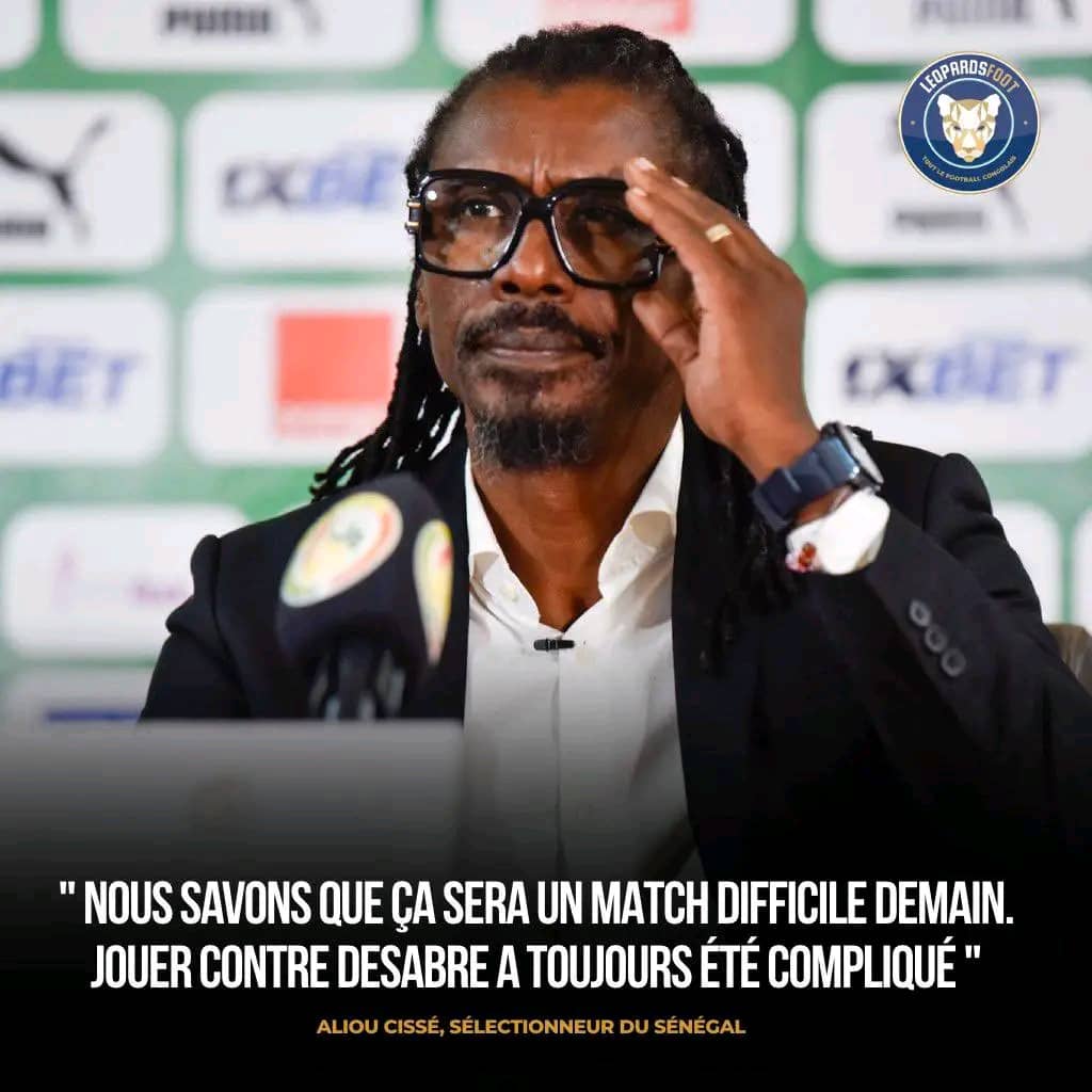 Défi de taille pour les Léopards ce jeudi face au Sénégal