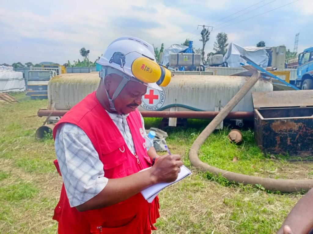 Le CICR reprend ses activités de forage d'eau à Byungo, territoire de Nyiragongo