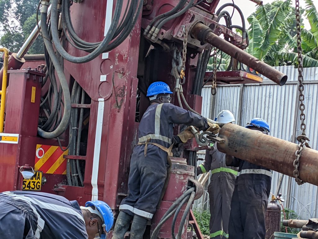 Le CICR reprend ses activités de forage d'eau à Byungo, territoire de Nyiragongo
