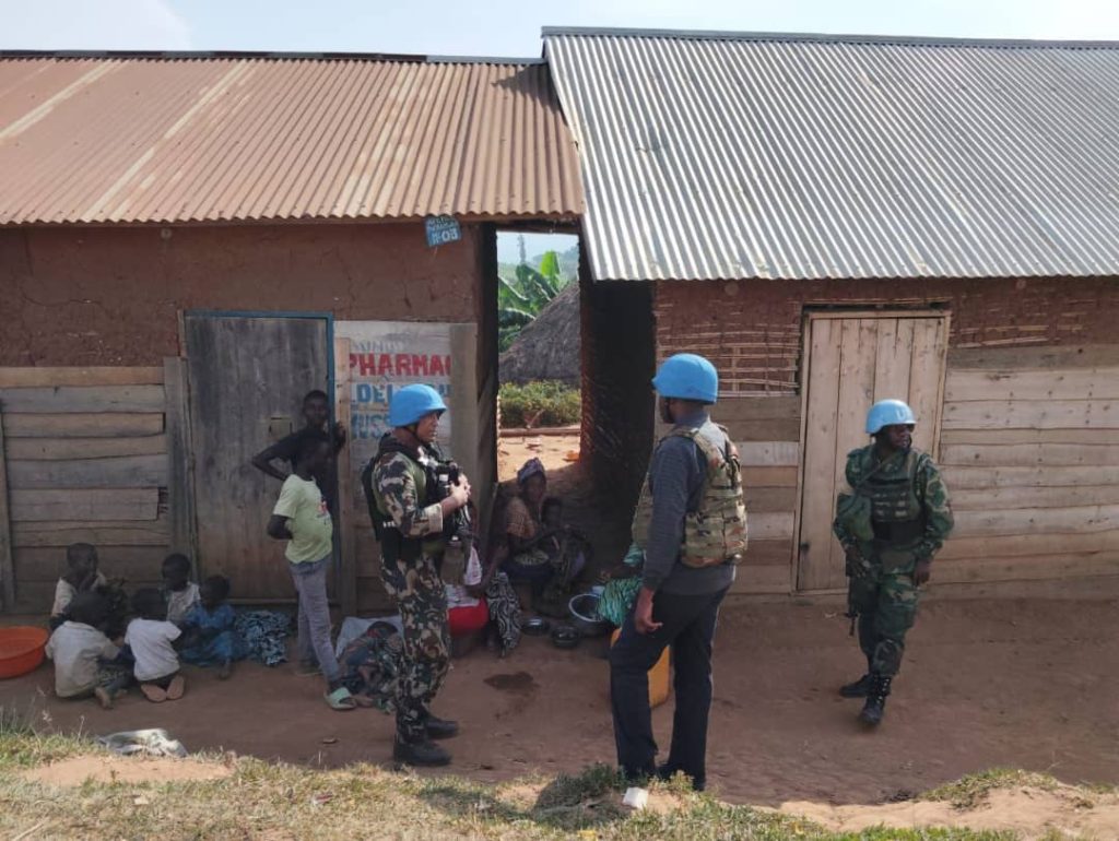 La présence des casques bleus renforcée à Kanyabayonga en appui aux FARDC