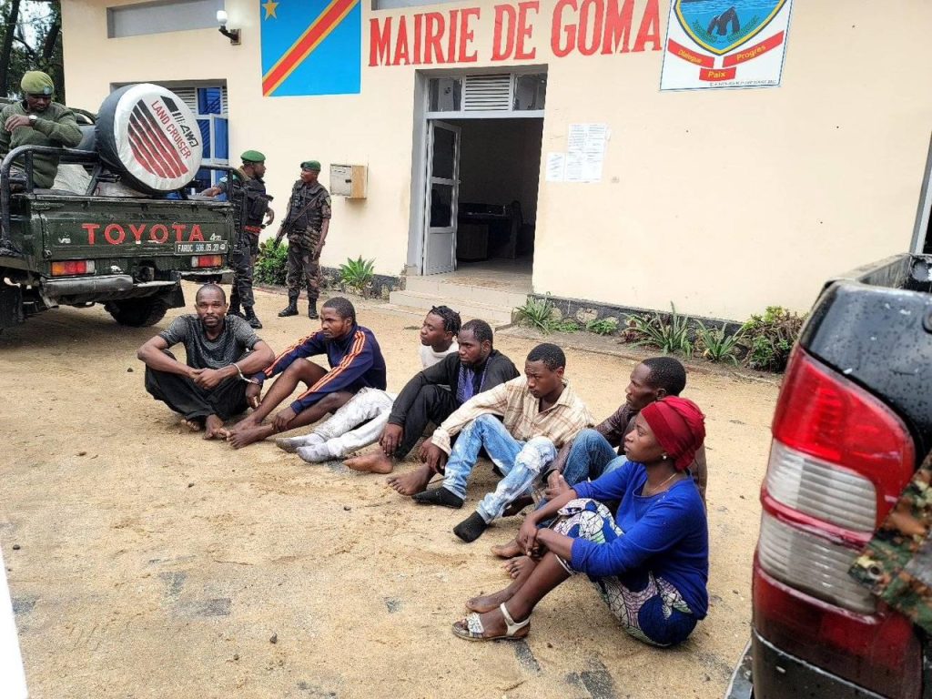 Présentation de sept présumés bandits, auteurs de l'insécurité