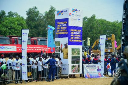 Le président Félix Tshisekedi lance les travaux de construction de la rocade de Kinshasa