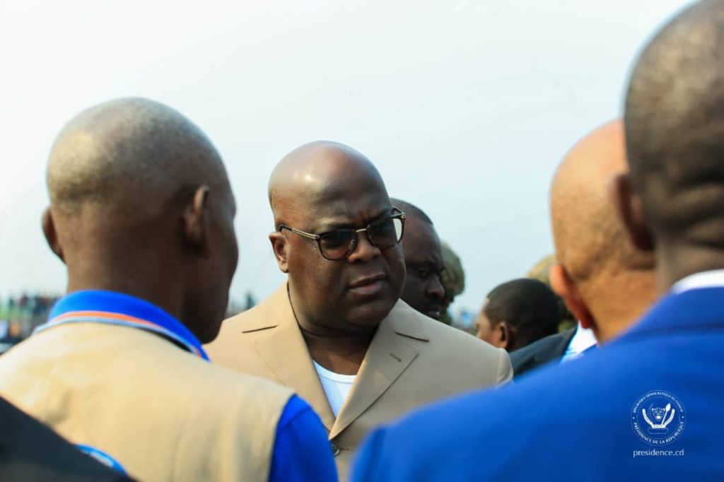 Félix Tshisekedi inspecte les travaux à Kinkole en vue de l'inauguration prochaine du débarcadère