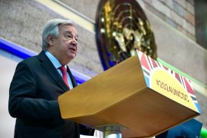 Le Secrétaire Général de l'ONU, Antonio Guterres, a appelé à la cessation de la guerre dans le monde