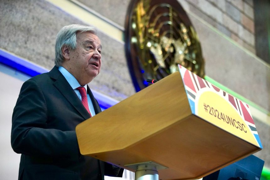 Le Secrétaire Général de l'ONU, Antonio Guterres, a appelé à la cessation de la guerre dans le monde