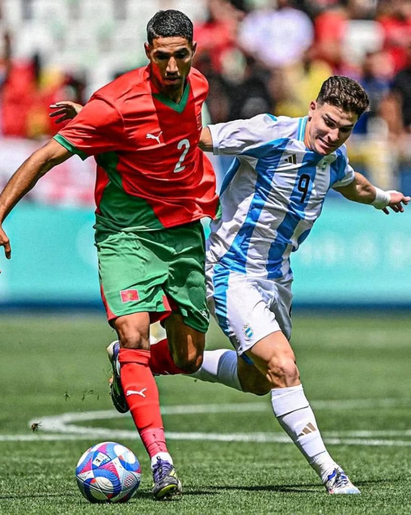 Le premier jour de compétition aux Jeux Olympiques de Paris 2024 a vu l'équipe du Maroc créer la surprise en battant l'Argentine