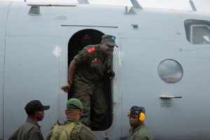 Nord-Kivu : Le Lt Gen Ychaligonza à Beni pour une mission de commandement et d'inspection des troupes Le Lieutenant Général Ychaligonza Nduru appelle les militaires à sauvegarder les relations civilo-militaires