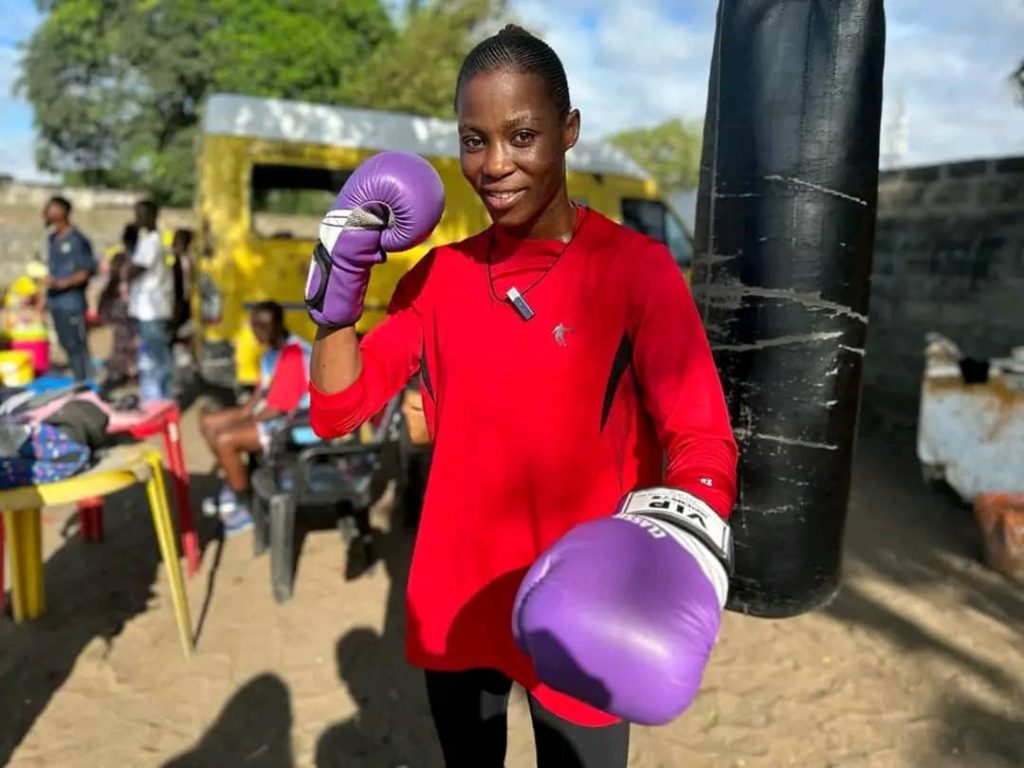 La boxeuse congolaise Marcelat Sakobi éliminée en 16e de finale