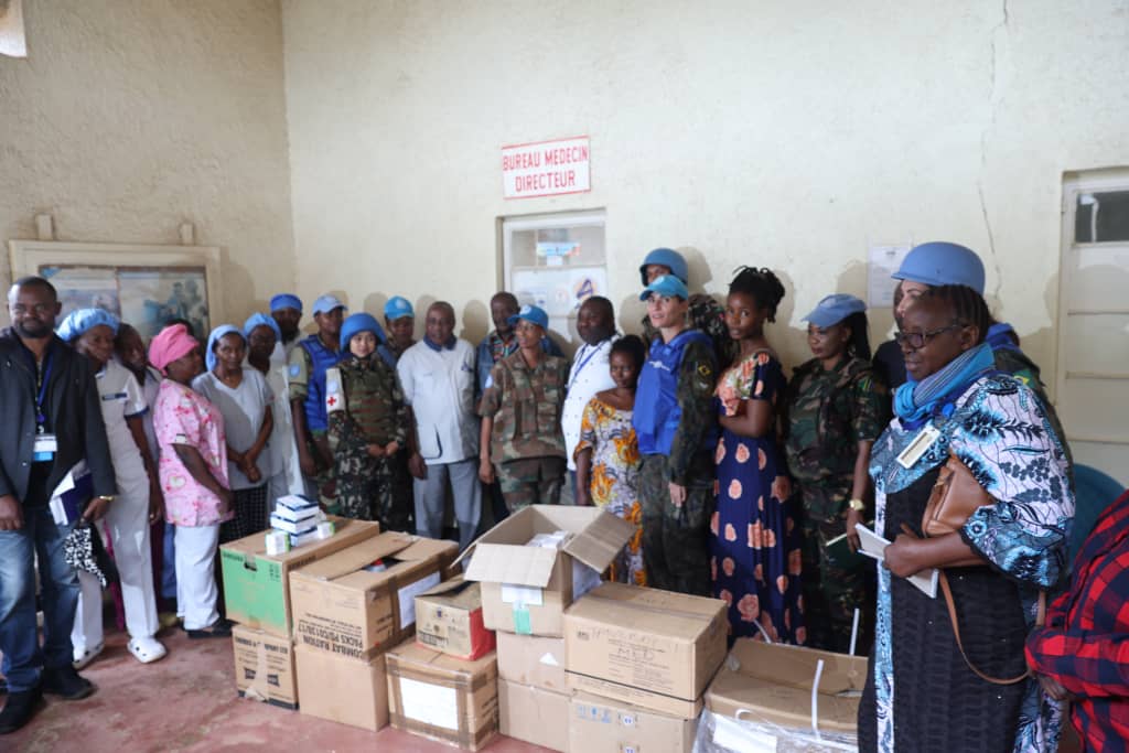 L'hôpital Général de Référence bénéficie d'un don des Médicaments des Casques Bleus de la Monusco