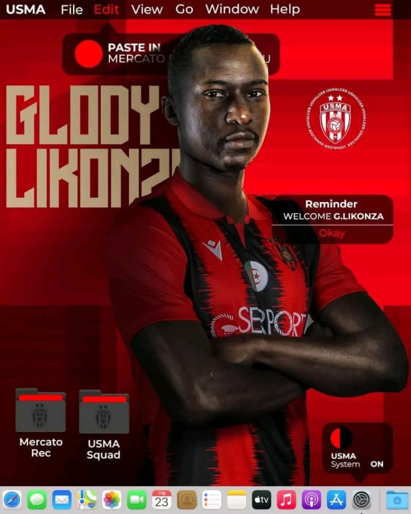 L'USM Alger renforce son effectif avec Mondeko et Likonza, deux joueurs du TP Mazembe