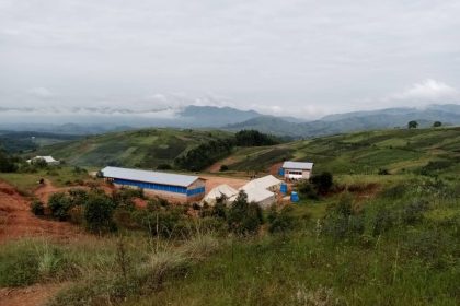 Vue de l'ancien site de cantonnement des ex-combattants de Kasando