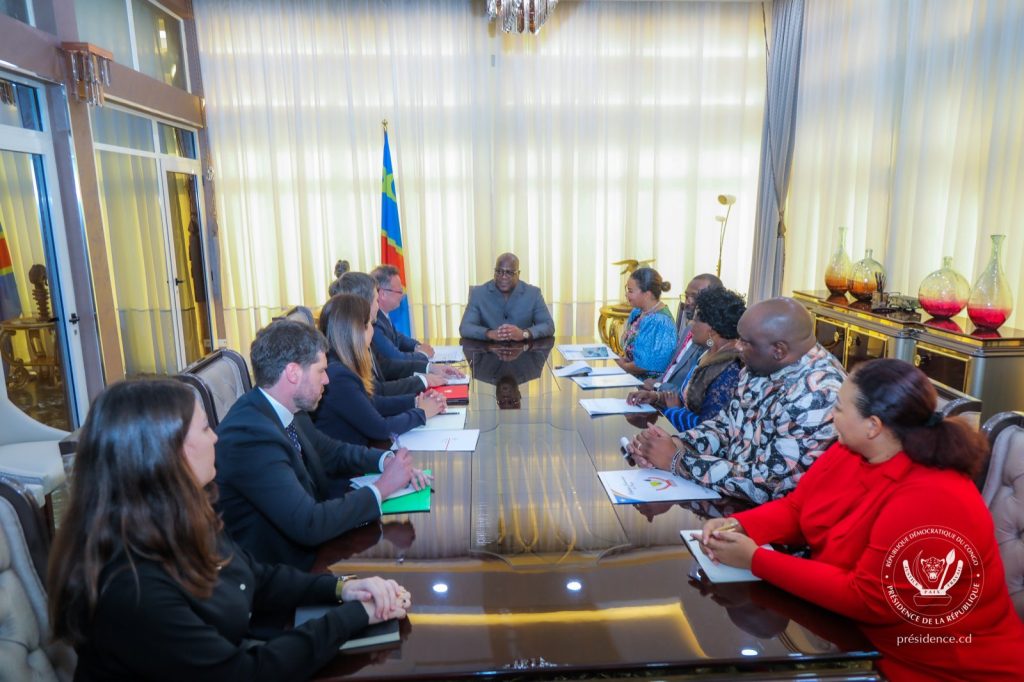 Échange entre le Secrétaire d'État de la Pologne et Félix Tshisekedi à Kinshasa