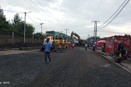 Les travaux de construction de la route de la station Mode à la cathédrale Kituku risquent de s'arrêter faute de moyens