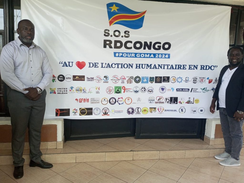 SOS RDCongo mobilise 40 tonnes d'aide humanitaire pour les déplacés au Nord-Kivu