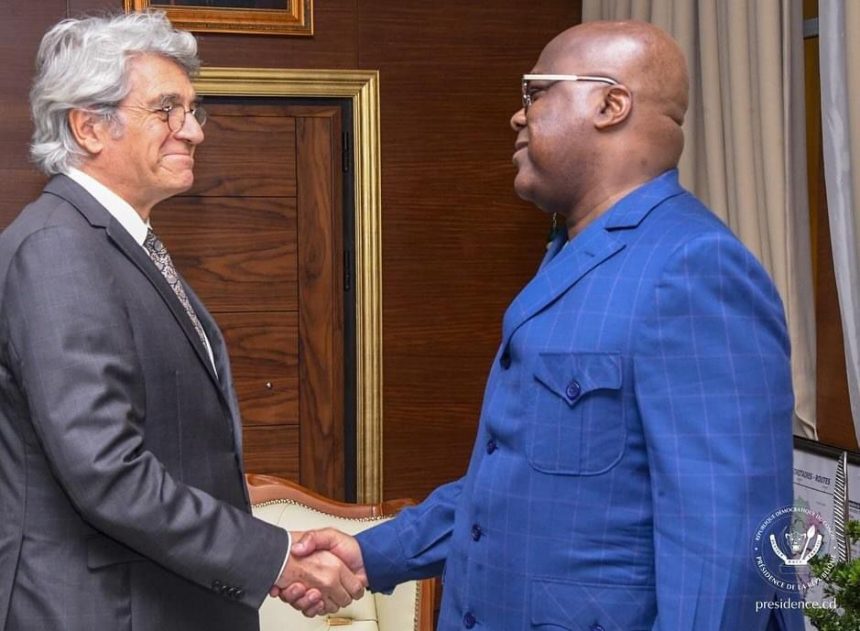 L’ambassadeur de France en RDC fait ses adieux au Président Félix Tshisekedi