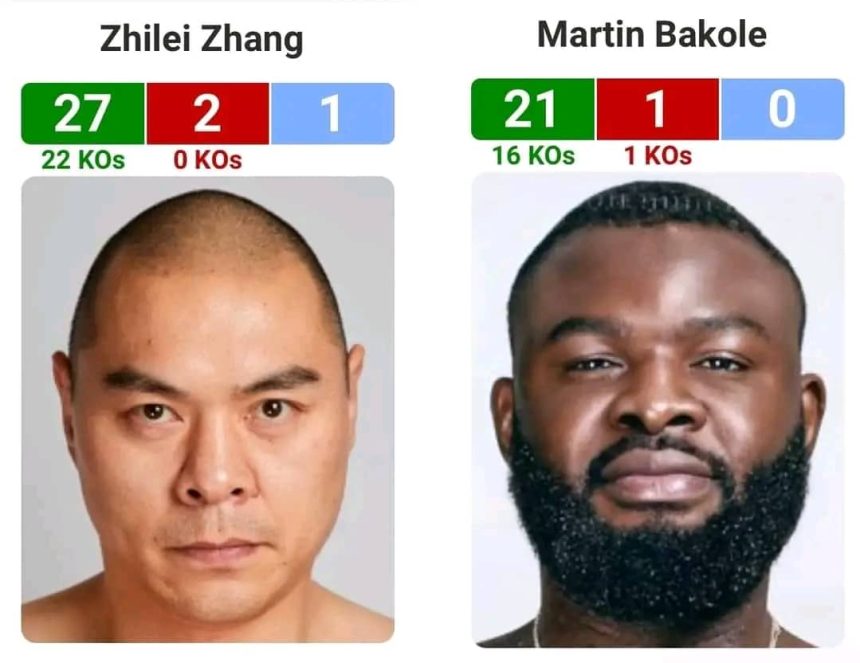 Martin Bakole face à Zhilei Zhang