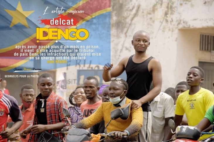 L'artiste musicien Delcat Indenco de nouveau arrêté dans une manifestation anti-Monusco