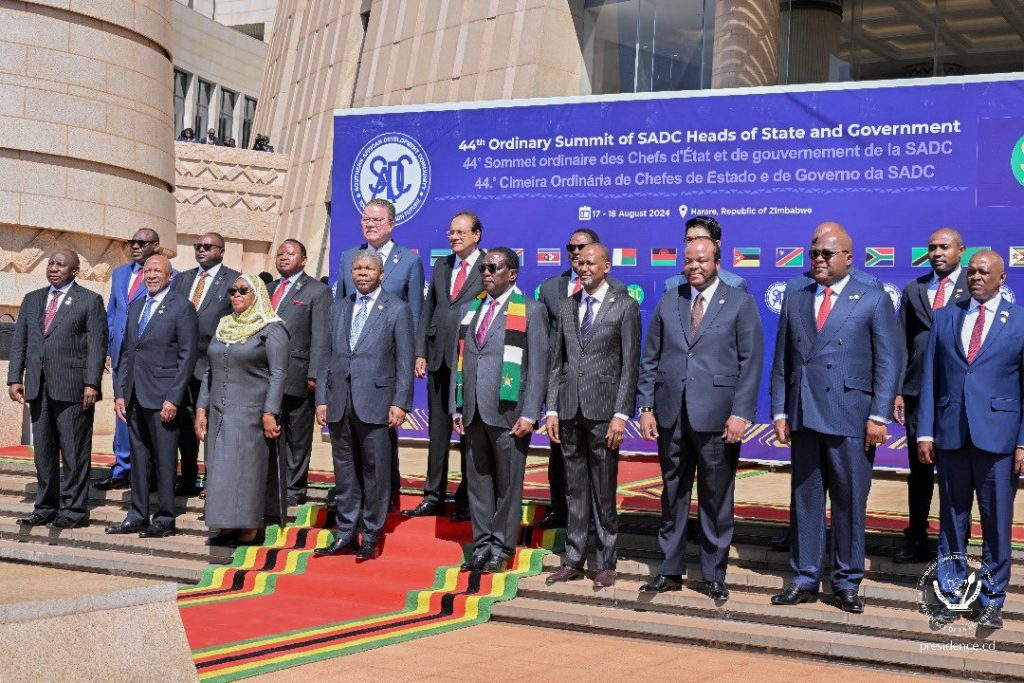 Le Président Félix Tshisekedi à Harare pour le 44 ème Sommet de la SADC