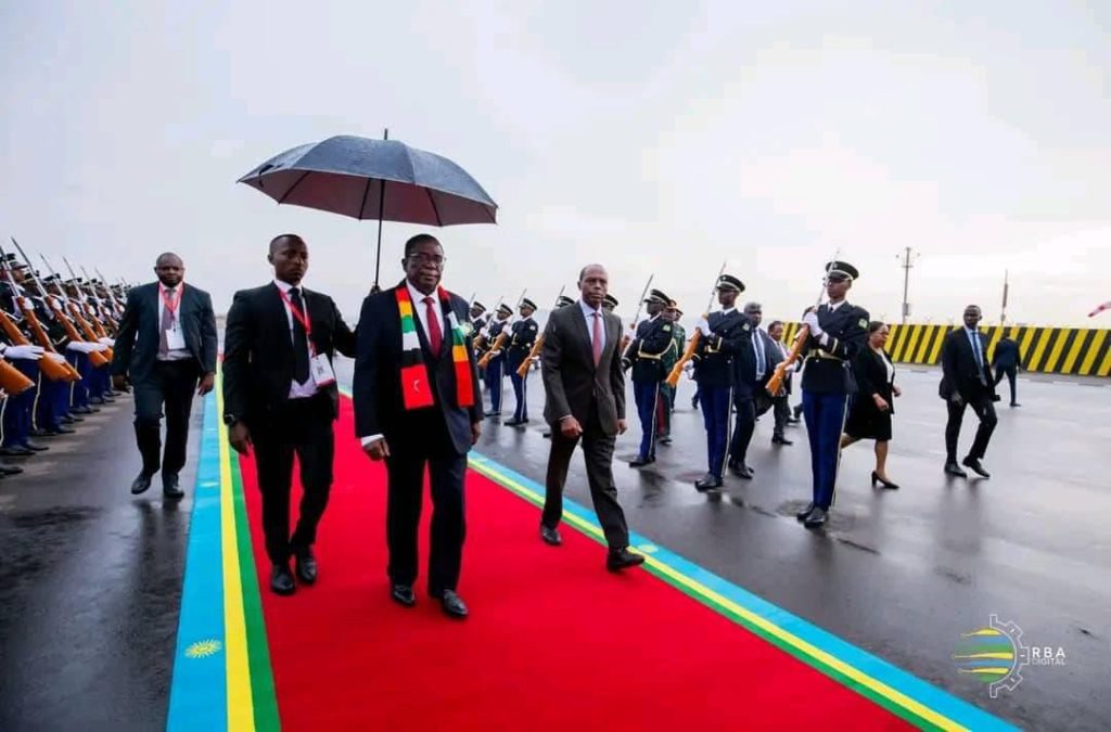 Investiture de Paul Kagame, le Président du Zimbabwe à Kigali