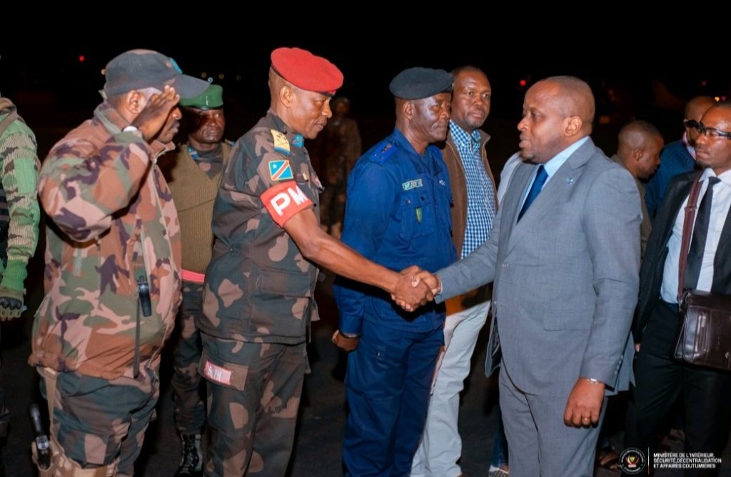 Le Ministre Jacqueman Shabani arrive à Goma dans un climat d’insécurité
