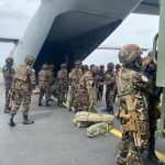 des troupes de défense du Kenya dans la brigade d'intervention des nations unies en RDC