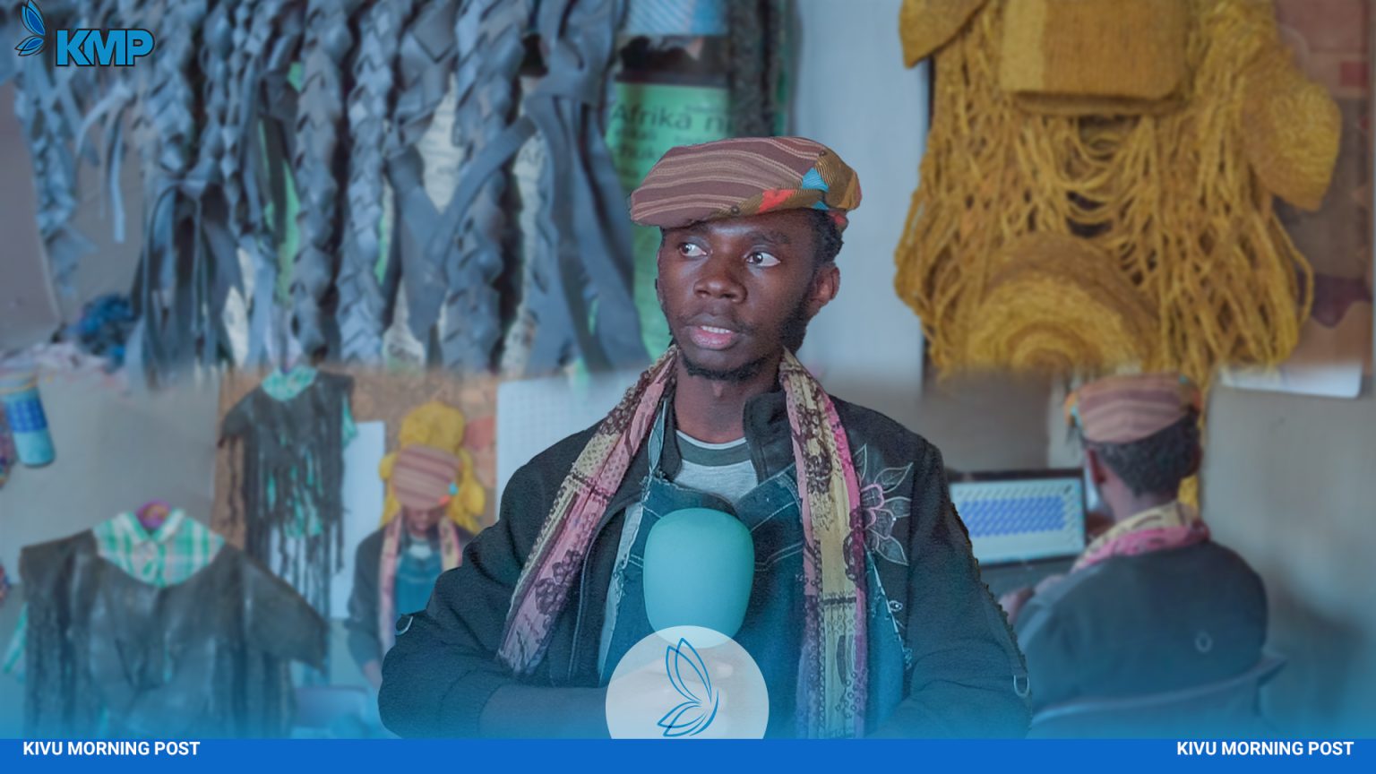 SAGE BUSANGA, un jeune artiste futuriste passionnée de l’art Textile