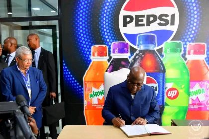 Félix Tshisekedi inaugure la première usine de Pepsi au pays après 20 ans