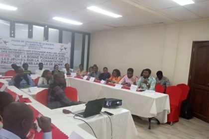 Une dizaine des jeunes issus de 18 quartiers de Goma initiés à la Bonne Puissance et la cohabitation pacifique