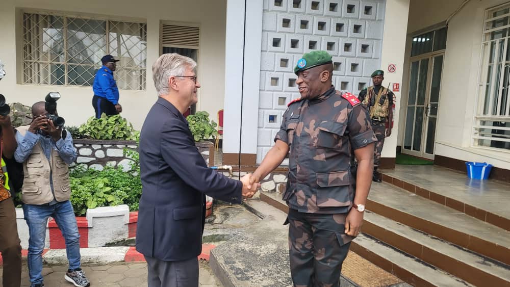 Le Secrétaire général adjoint de l'ONU Jean-Pierre Lacroix est arrivé à Bunia